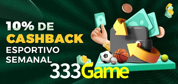 10% de bônus de cashback na 333Game